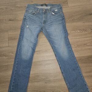 Hollister Men's Slim Fit Denim Jeans - Light Blue